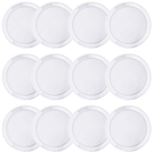 12 Pack: 16&#x22; Clear Round Platter by Celebrate It&#x2122;